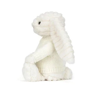 Bashful Luxe Bunny Nimbus with Personalized Cream Jumper