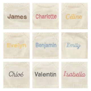 Blossom Beige Bunny 'Petal' with Personalized Cream Jumper