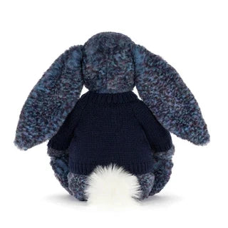 Hopscone Luxe Bunny with Personalized Navy Jumper