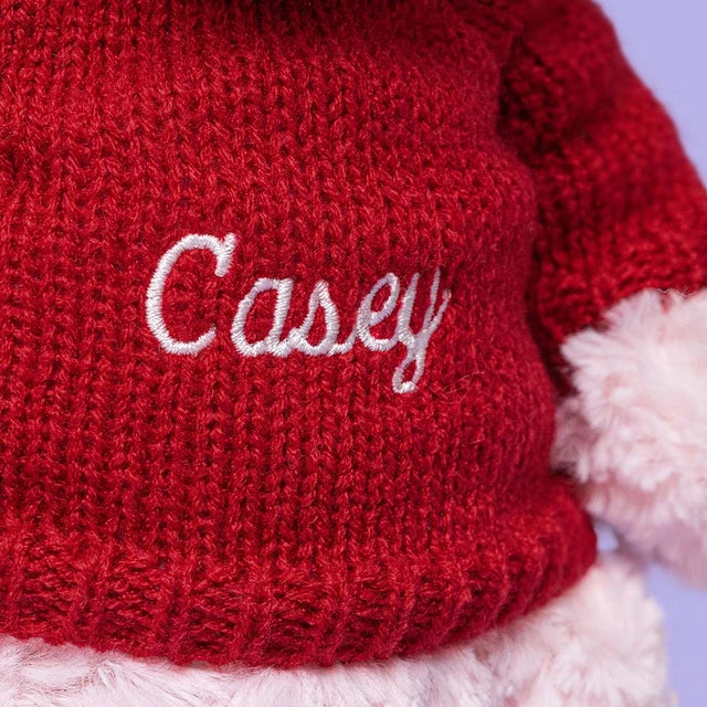 Leola Bear with Personalised Red Jumper