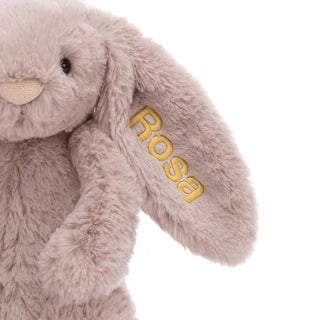 Personalized Bashful Luxe Bunny Rosa Medium