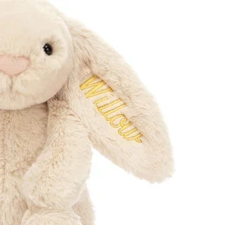 Personalized Bashful Luxe Bunny Willow Medium