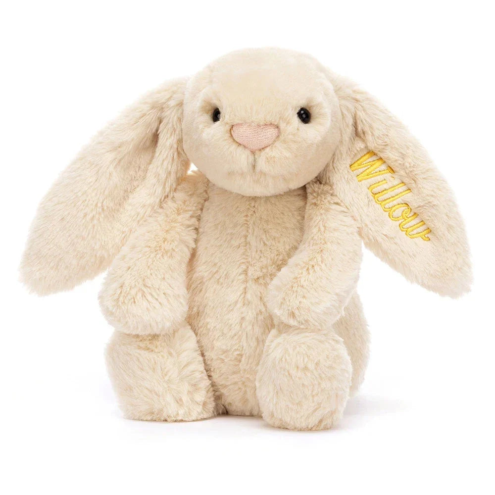 Personalized Bashful Luxe Bunny Willow Medium