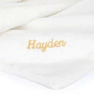 Personalized Bashful Luxe Bunny Luna Blankie