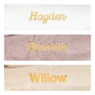 Personalized Bashful Luxe Bunny Luna Blankie